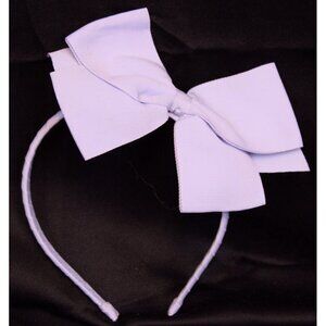 NWT 2005 Gymboree Winter Princess Lilac Lavender Bow Headband Hair Accessory